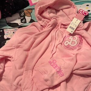 Barbie Pink Zip-Up hoodie